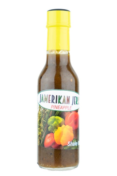 Authentic Jamerikan Jerk sauces - Mango, Pineapple, and Spicy flavors, crafted in Santa Rosa for the perfect Jamaican culinary experience.